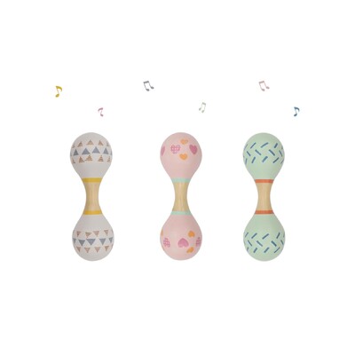 Calm & Breezy Maraca Rattle Double Ended Randomly Pick
