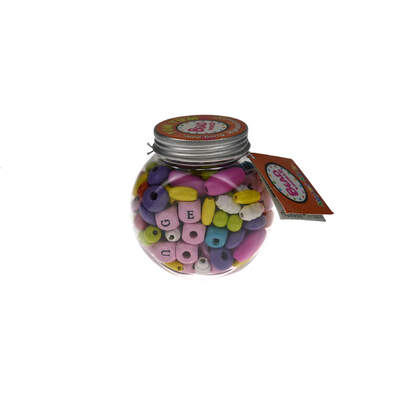 YUM YUM DIY ALPHABET BEAD ORANGE JAZZ BERRY