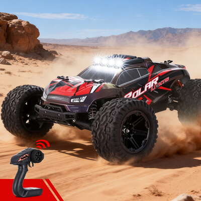  Kids Remote Control Car Off-Road Truck with Lights Electric Vehicle Toys