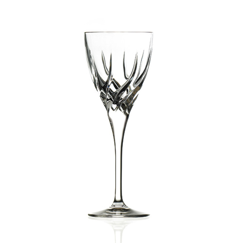 Set of 6 Crystal Red Wine Glasses H 21cm