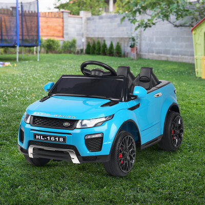Rigo Kids Electric Ride On Car Suv Range Rover-Inspired Remote 12V Blue