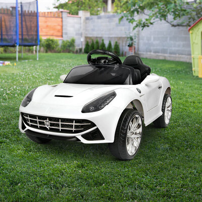 Rigo Kids Ride On Car  - White