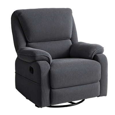 Rocking Recliner Chair 360 Swivel Massage Heated Reclining Chairs