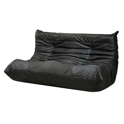 Minimalist 2 Seaters Floor Sofa Caterpillar Lounge - Comfortable