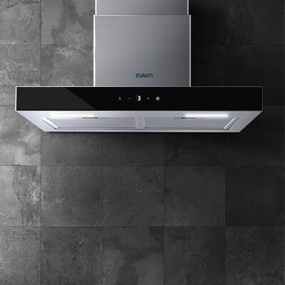 600Mm Range Hood 60Cm Rangehood Glass Stainless Steel