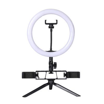 LED Ring Light with Tripod Stand Phone Holder Makeup Lamp Type2
