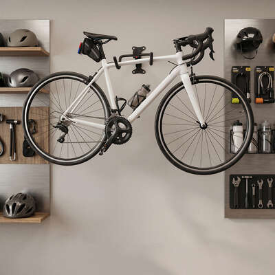 Monvelo Bike Stand Wall Mount Parking Rack Bicycle Retractable Storage Hook