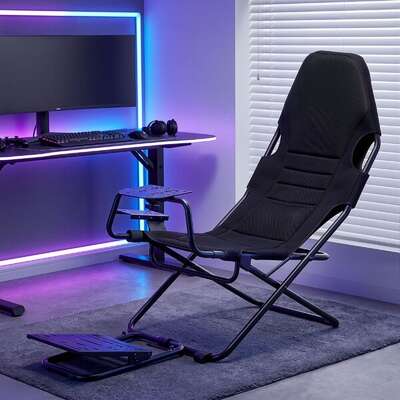 Racing Simulator Cockpit Foldable 160x93.8x104.2cm