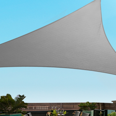 Instahut Sun Shade Canopy Awning 280gsm 3x3x3m -Grey