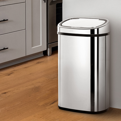58L Stainless Steel Motion Sensor Rubbish Bin 