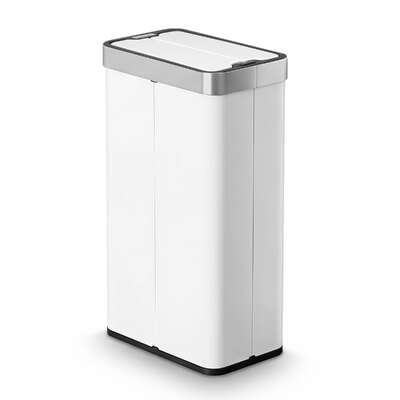 70L Automatic Sensor Rubbish Bin Touchless Slim Kitchen Garbage Can White
