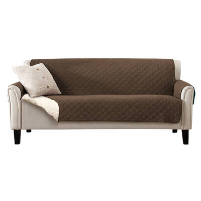 3 Seater Sofa Covers Couch Slipcovers Brown