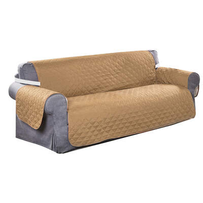SOFA COVER COUCH SLIPCOVERS WATERPROOF GINGER 335CM X 218CM