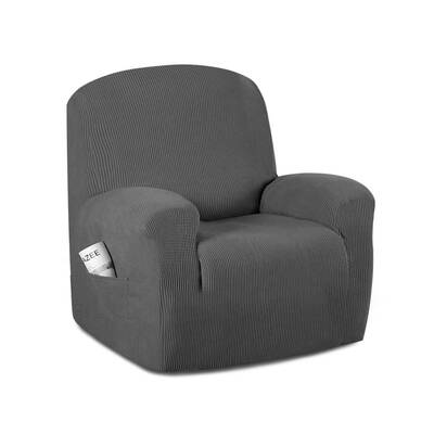 Sofa Cover Recliner Chair Covers Protector Slipcover Grey