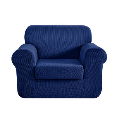 2-piece Sofa Cover Elastic Stretch Couch Covers Protector 1 Steater Navy
