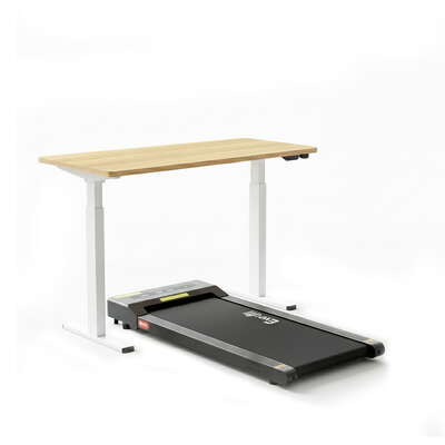 Electric Treadmill with 140cm Automatic Standing Desk Walking Pad 400mm