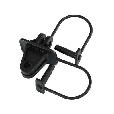 200PCS Electric Fence Pinlock Insulators Black Durable UV-Resistant Livestock Farm Garden