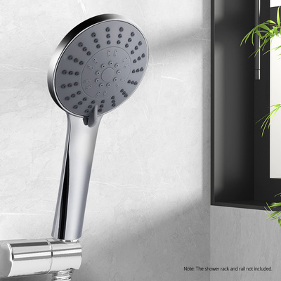 Powerful Round Chrome High Pressure Shower Head