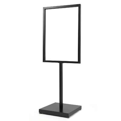 A1 Double-Sided Poster Stand Display Board Pedestal Sign Holder 60x90cm