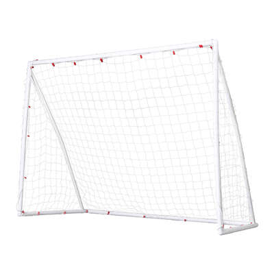 8FT Soccer Goal Net Portable UPVC Frame PE Mesh for Backyard Training