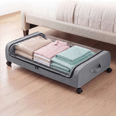 Under Bed Storage Containers 2-Pack Rolling | EXTG