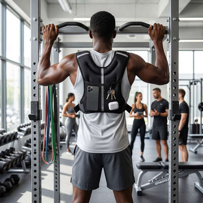 5.5kg Weighted Vest Adjustable Training Jacket | EXTG