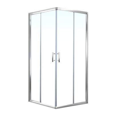 Cefito Bathroom 860MM Square Shower Cubicle Screen