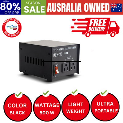 Step Down Transformer 500W 240V To 110V Stepdown Voltage
