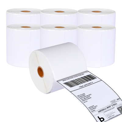 6 Rolls Direct Thermal Labels Barcode 101x152