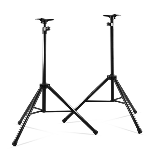 Set of 2 Adjustable 200CM Speaker Stand - Black