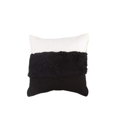 Cushions Set of 2 BLK / WHT