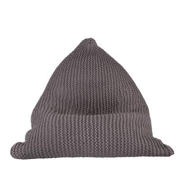 Knitted Bean Bag SLATE GREY