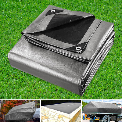 Tarp Tarpaulin 9X12M Canvas Camping Heavy Duty Sun Cover