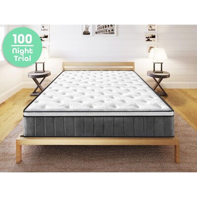 King Single Size Cooling Gel Tri-Foam Spring Euro Mattress