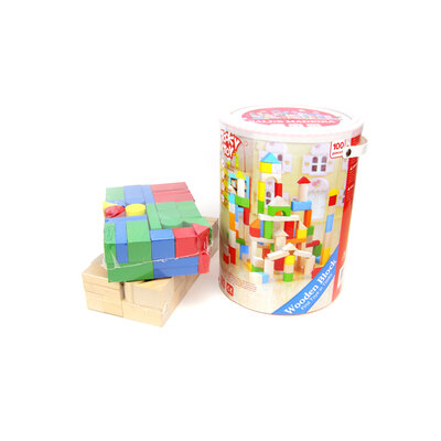 100PCS WOODEN BLOCK