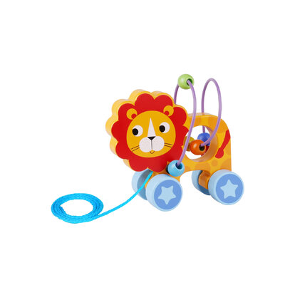 BEADS PULL ALONG-LION
