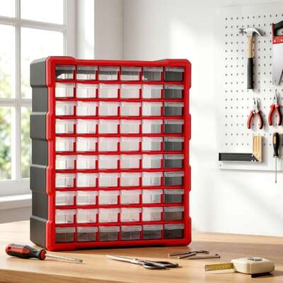 60-Drawer Tool Storage Cabinet Organiser | EXTG