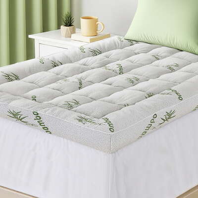 Mattress Topper 11cm Pillowtop toppers Bamboo Single