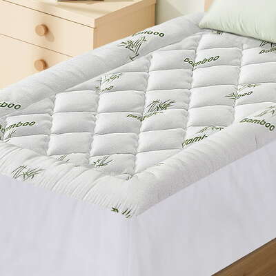 Mattress Topper 5cm Pillowtop toppers Bamboo Single