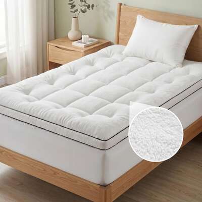 Single Mattress Topper 5cm Coral Fleece | EXTG