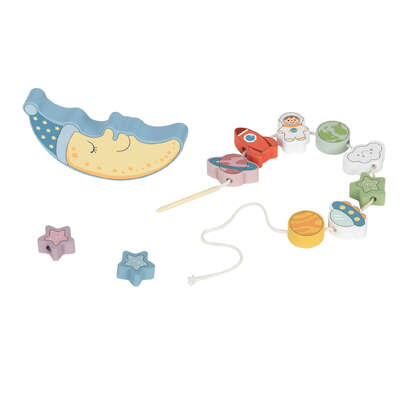 2 in 1 space balance & lacing set