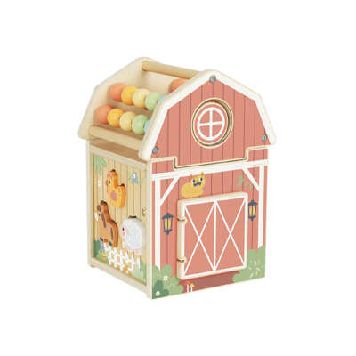 Farm Playhouse Wooden Activity 17x16.5x23.8cm
