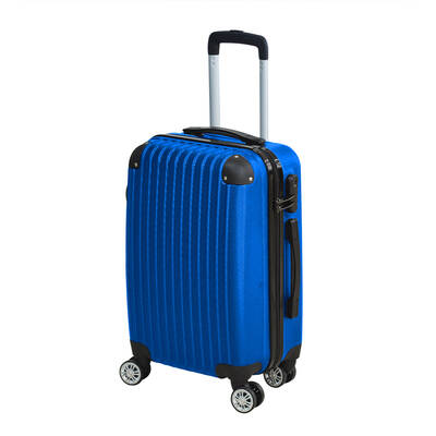 28" Luggage Sets Suitcase Blue&Black Travel Case Lightweight