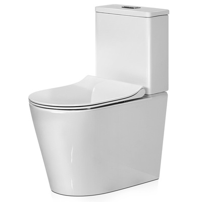 Cefito Toilet Suite Rimless Flush Back to Wall Soft Close Seat Wels Bathroom White