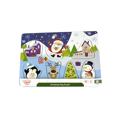 CHRISTMAS PEG PUZZLE