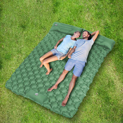 Inflatable Camping Double Sleeping Pad 198x130x6.5cm