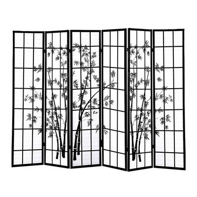 6 Panel Free Standing Foldable Room Divider Print