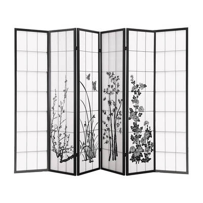 6 Panel Free Standing Room Divider