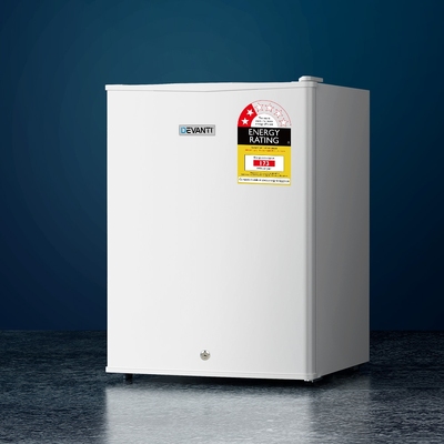 Durable White Upright Freezer Fridge - 60L