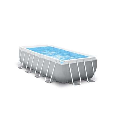  PRISM Premium Rectangle Metal Frame Pool Above Ground 4.0m x 2.0m 1.0m 26788